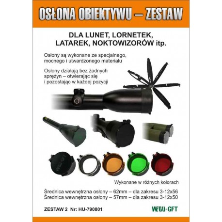 Osłona obiektywu WEGU-2 zestaw